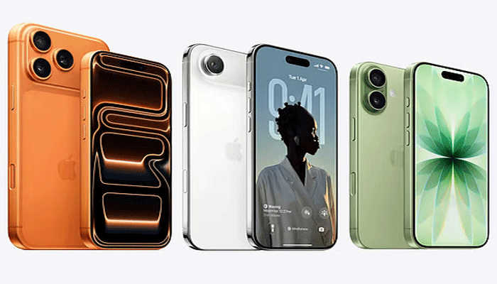 An undated image of iPhone 17 series. — Apple