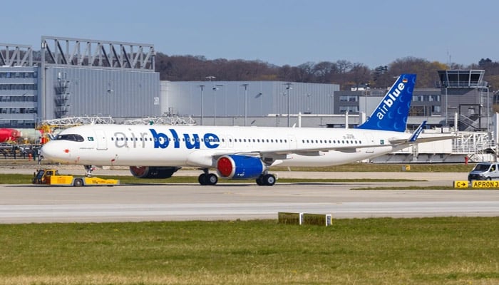 An undated image of Airblue plane. — Shutterstock